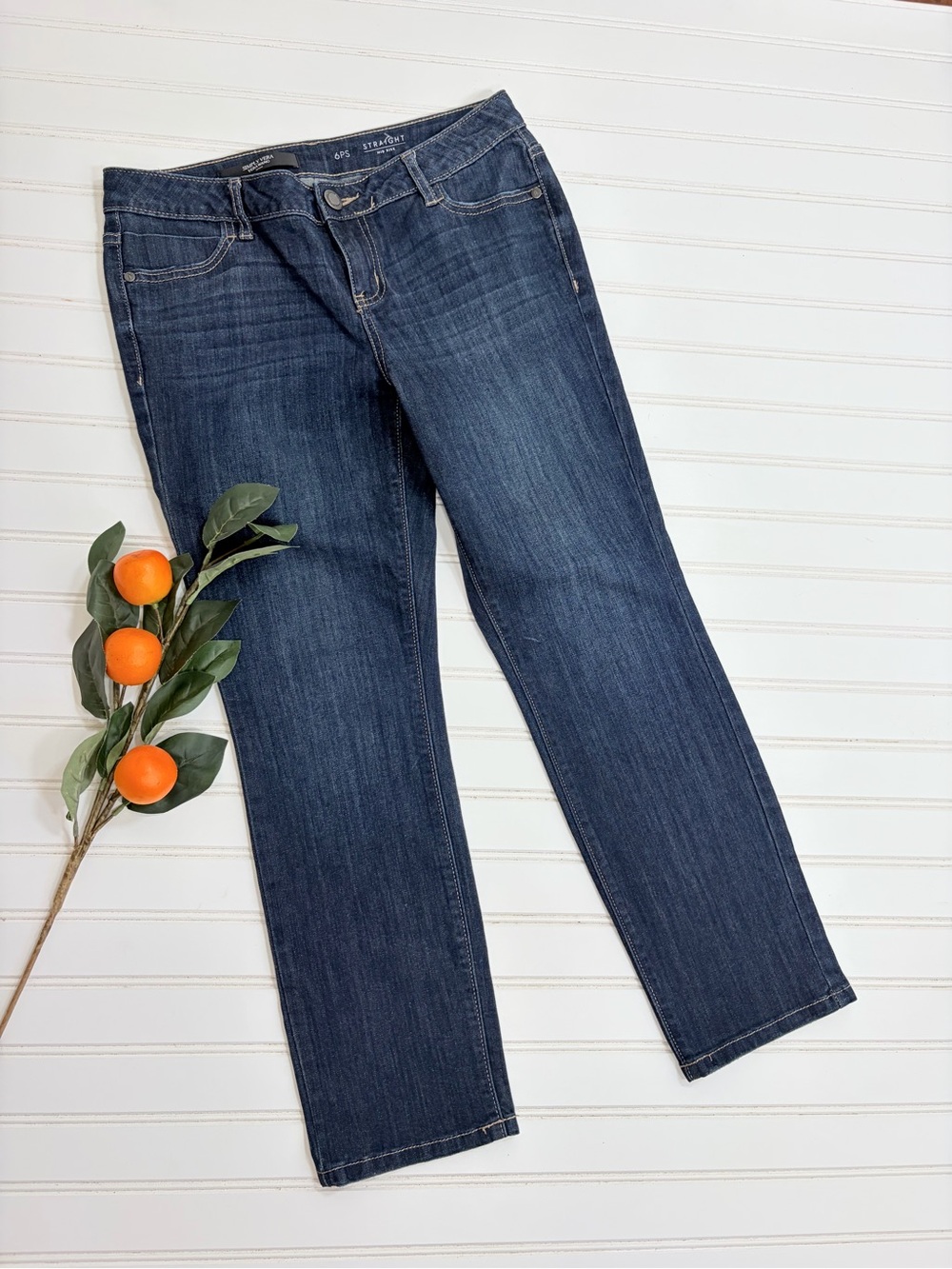 Simply Vera Vera Wang Straight Mid Rise Jeans